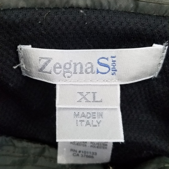 Men's Zegna Sport 1/2 Zip Pullover Jacket Size XL - Picture 6 of 8